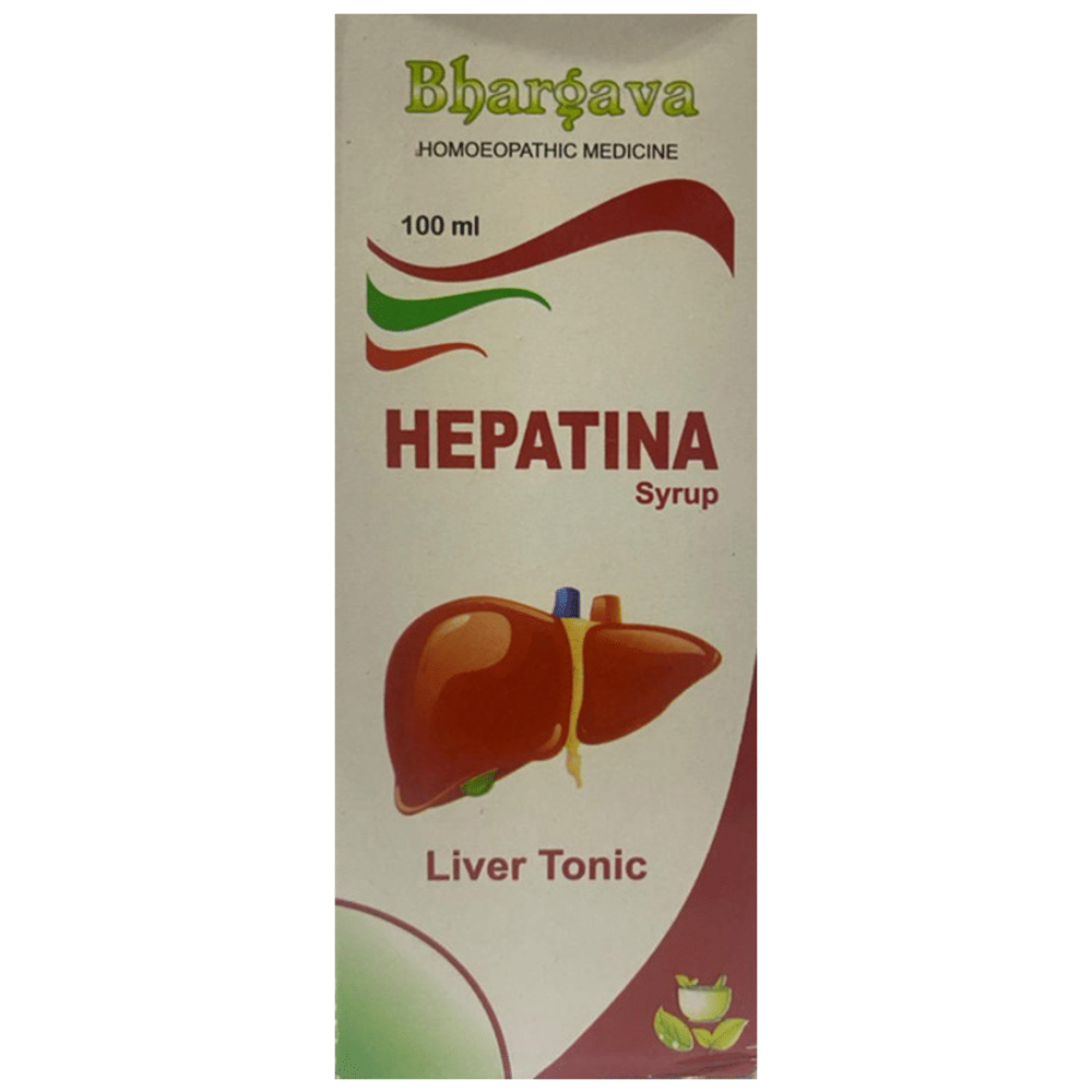 Bhargava Hepatina Syrup bottle of 100 ml Syrup
