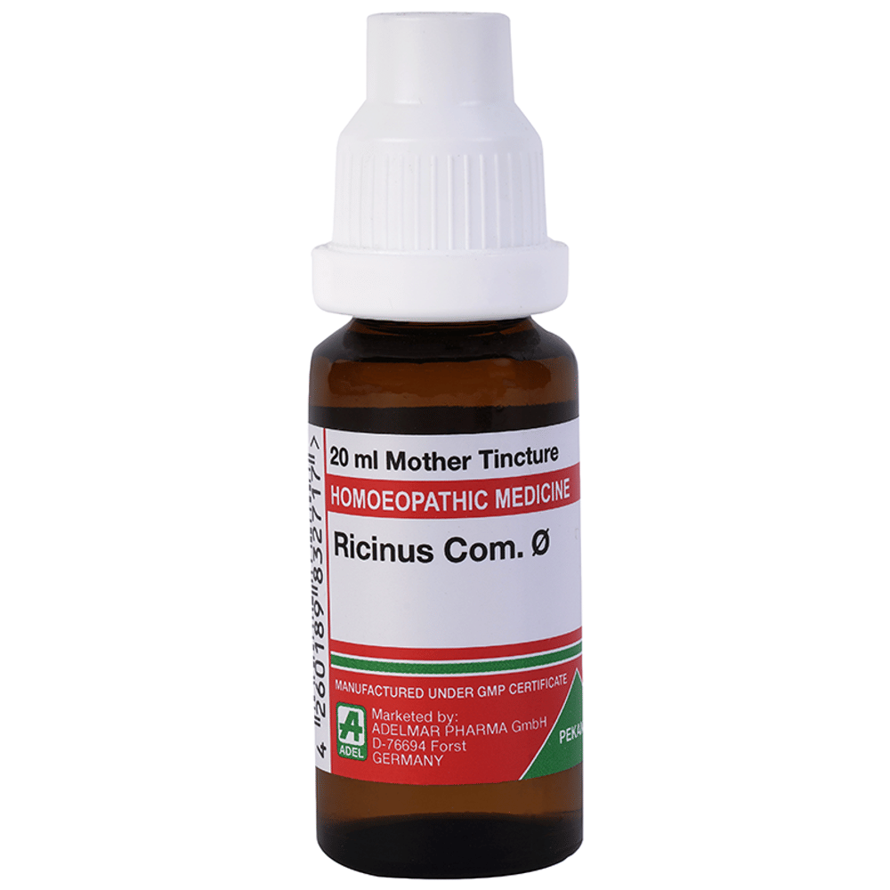ADEL Ricinus Com. Mother Tincture Q bottle of 20 ml Mother Tincture