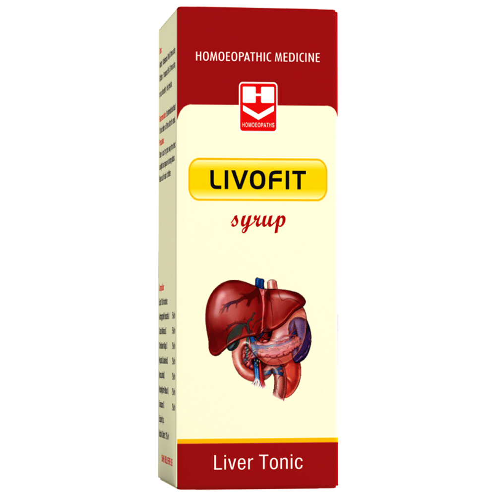 Homeopaths Livofit Syrup bottle of 450 ml Syrup