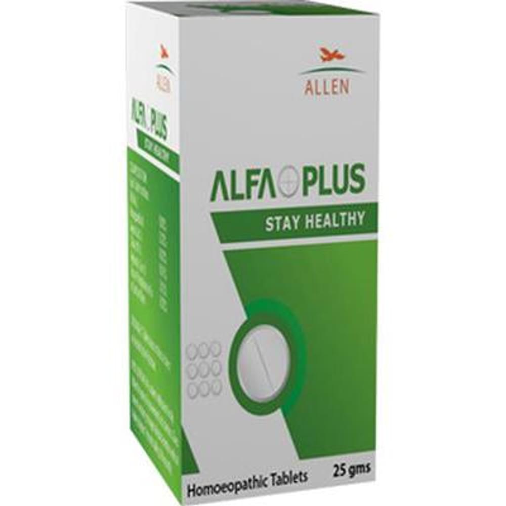 Allen Alfa Plus Tablet bottle of 25 gm Tablet