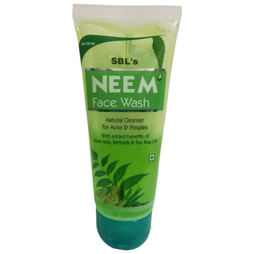 SBL Neem Face Wash tube of 50 ml Face Wash