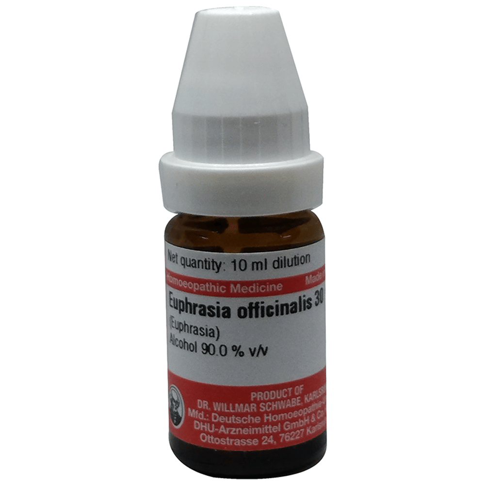 Dr Willmar Schwabe Germany Euphrasia Officinalis Dilution 30 bottle of 10 ml Dilution