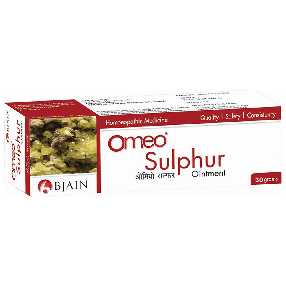 Bjain Omeo Sulphur Ointment tube of 30 gm Ointment