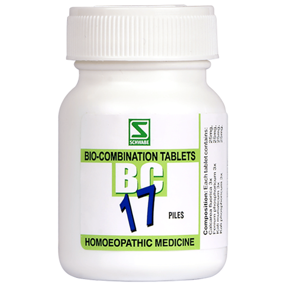 Dr Willmar Schwabe India Bio-Combination 17 (BC 17) Tablet bottle of 20 gm Biocombination Tablet