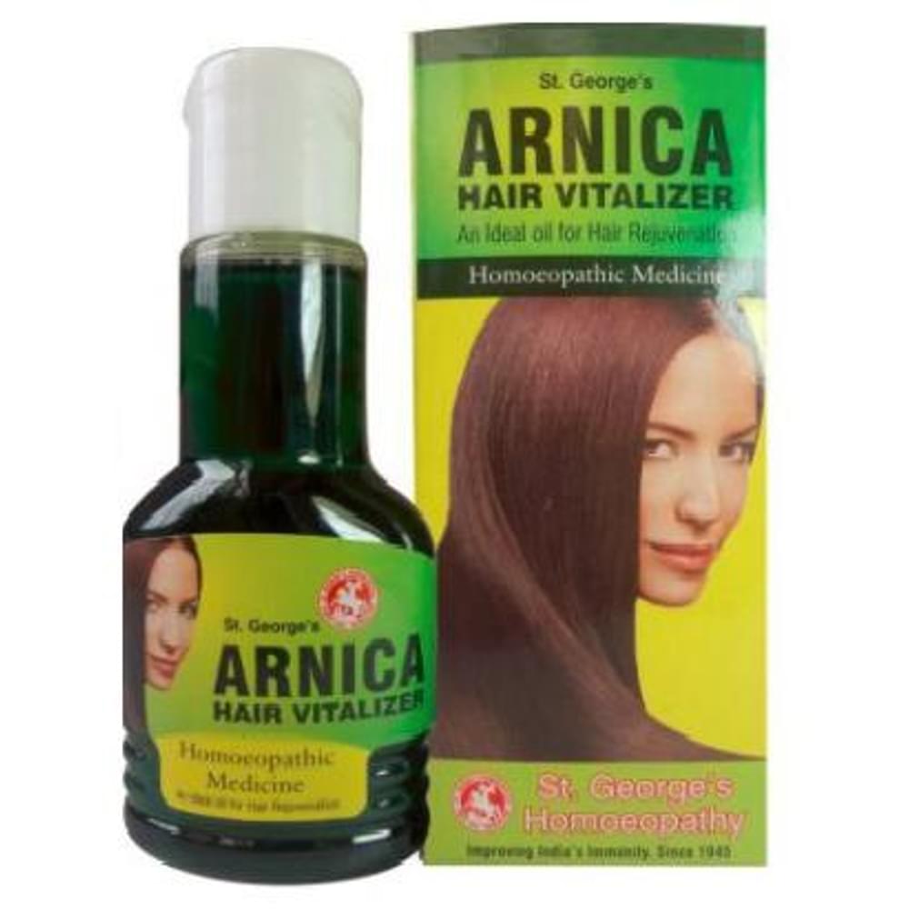 St. George’s Arnica Hair Vitalizer bottle of 120 ml Oil St. George’s Arnica Hair Vitalizer bottle of 120 ml Oil