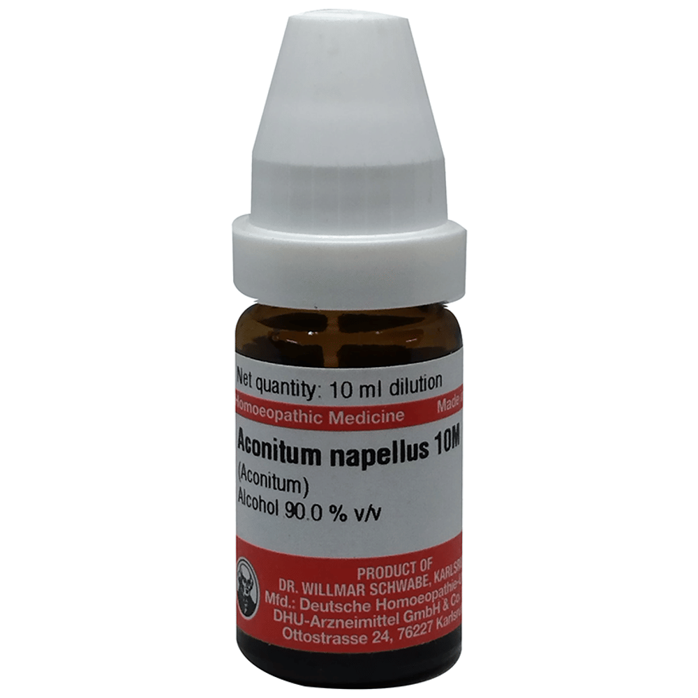 Dr Willmar Schwabe Germany Aconitum Napellus (Aconitum) Dilution 10M bottle of 10 ml Dilution