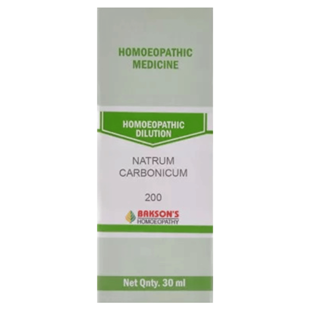 Bakson's Homeopathy Natrum Carbonicum Dilution 200 bottle of 30 ml Dilution