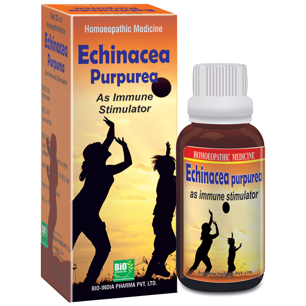 Bio India Echinacea Purpurea Mother Tincture bottle of 30 ml Mother Tincture Bio India Echinacea Purpurea Mother Tincture bottle of 30 ml Mother Tincture