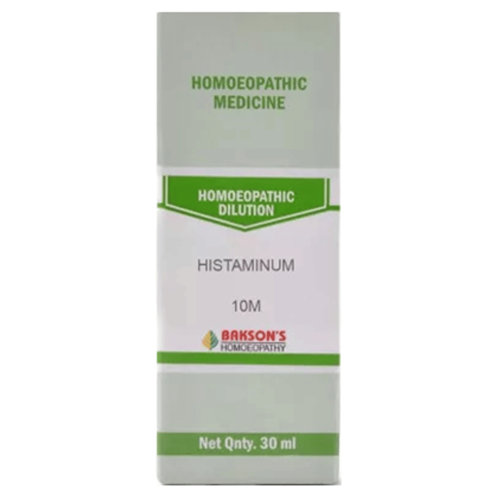 Bakson's Homeopathy Histaminum Dilution 10M bottle of 30 ml Dilution