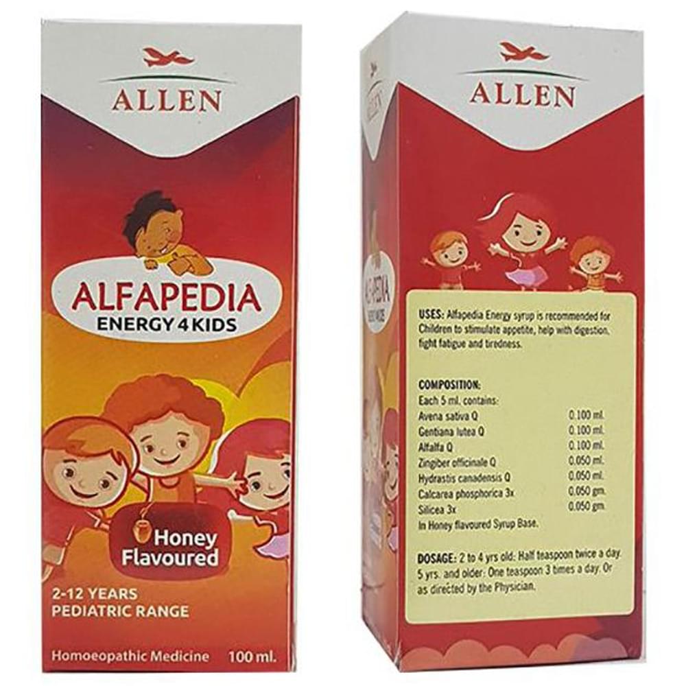 Allen Alfapedia Energy 4 Kids Syrup bottle of 100 ml Syrup
