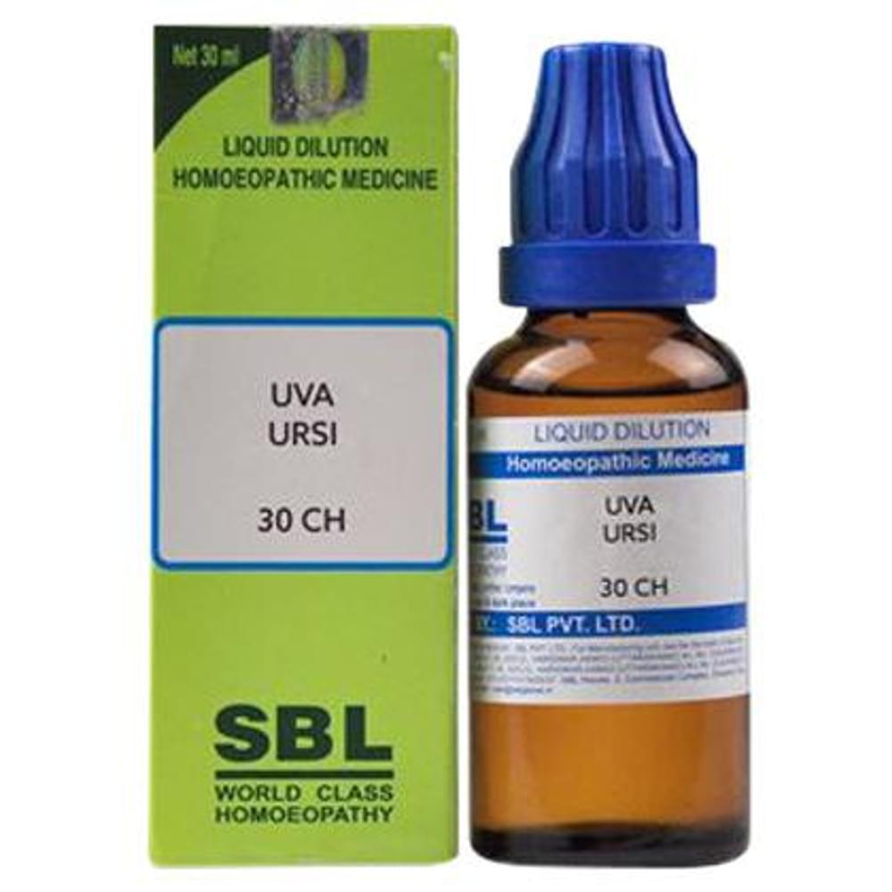 SBL Uva Ursi Dilution 30 CH bottle of 30 ml Dilution SBL Uva Ursi Dilution 30 CH bottle of 30 ml Dilution