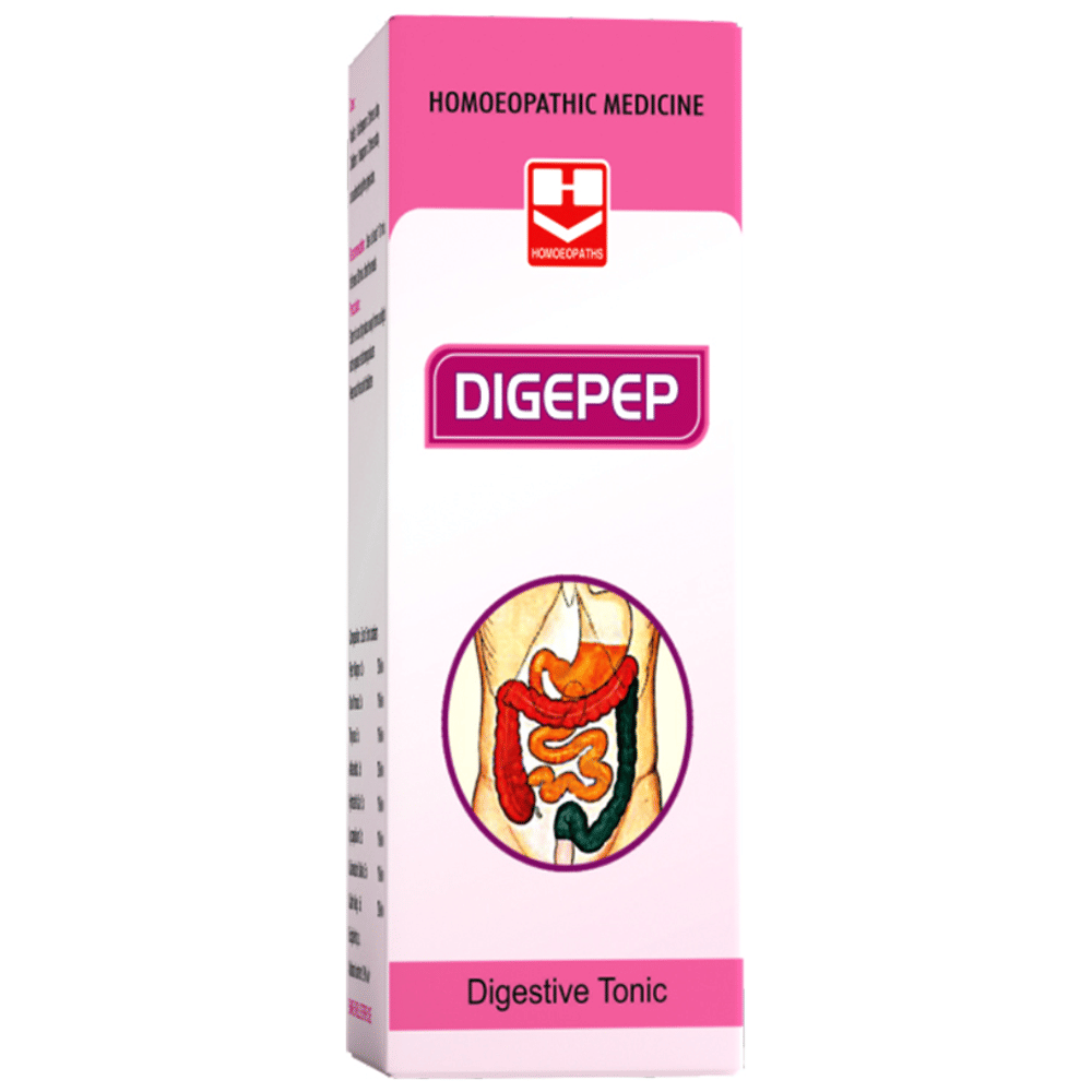 Homeopaths Digepep Digestive Tonic bottle of 100 ml Tonic