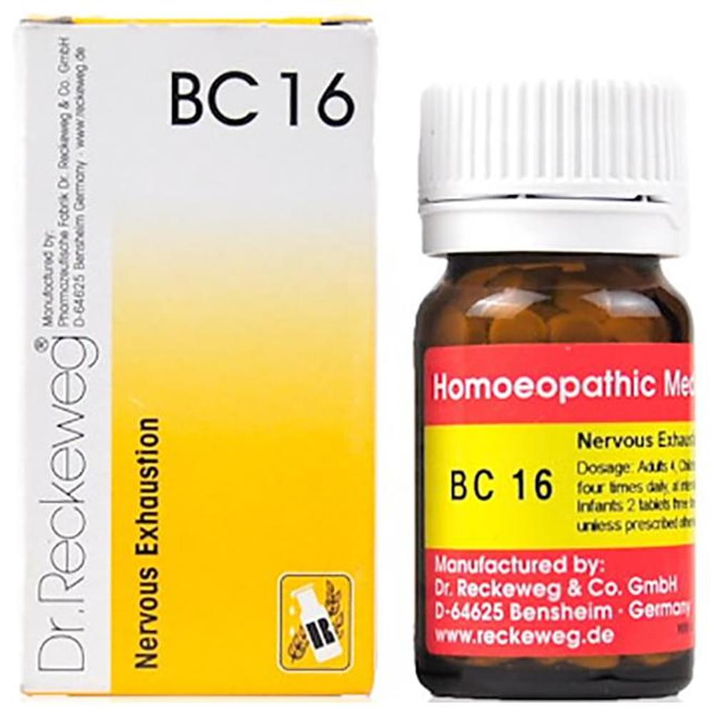 Dr. Reckeweg Bio-Combination 16 (BC 16) Tablet bottle of 20 gm Biocombination Tablet Dr. Reckeweg Bio-Combination 16 (BC 16) Tablet bottle of 20 gm Biocombination Tablet