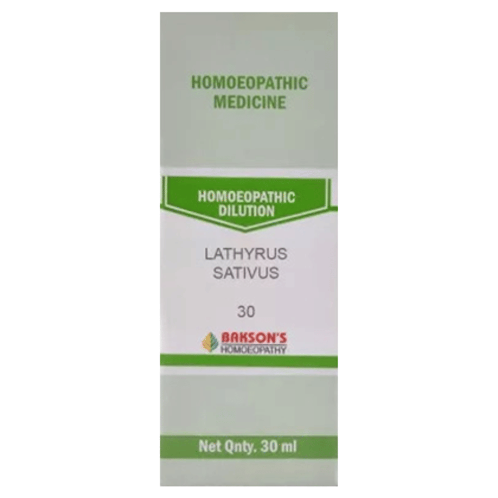 Bakson's Homeopathy Lathyrus Sativus Dilution 30 bottle of 30 ml Dilution