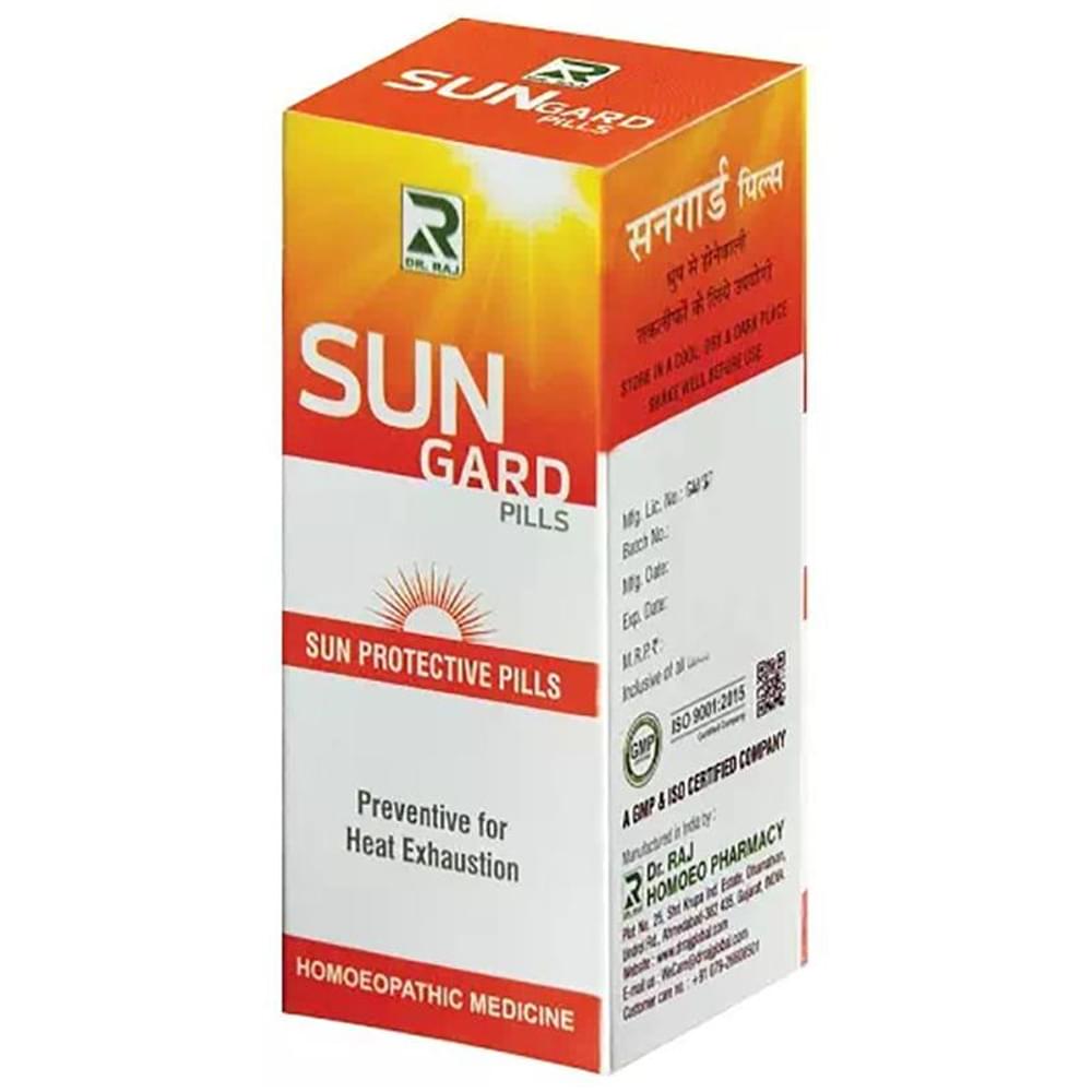 Dr. Raj Sun Gard Pills bottle of 10 gm Tablet Dr. Raj Sun Gard Pills bottle of 10 gm Tablet