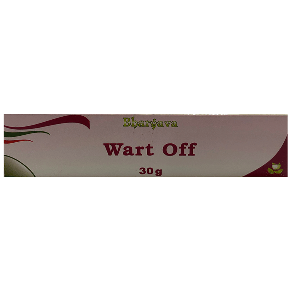 Bhargava Wart Off Cream tube of 30 gm Cream