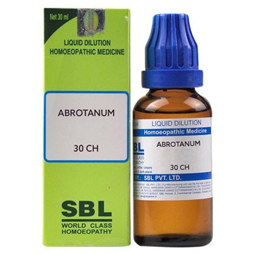 SBL Abrotanum Dilution 30 CH bottle of 30 ml Dilution
