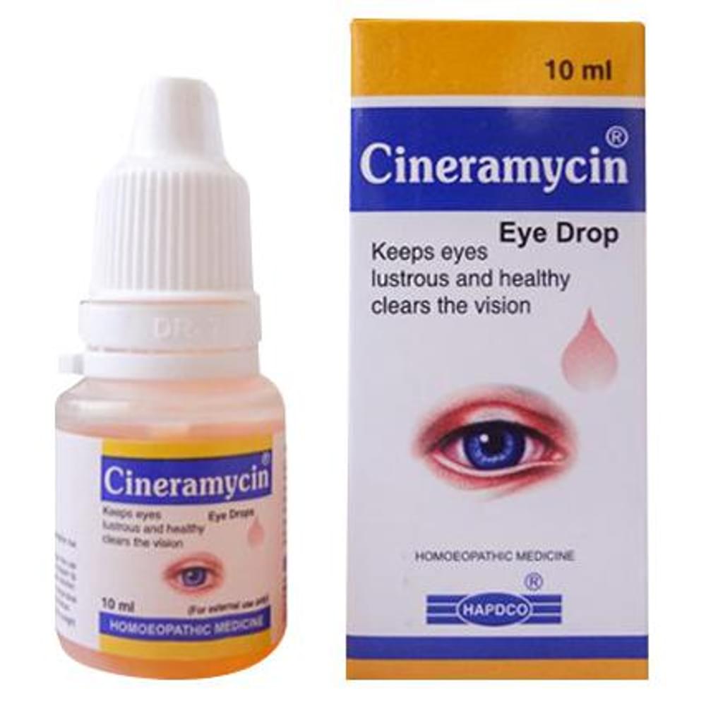 Hapdco Cineramycin Eye Drop bottle of 10 ml Eye Drop