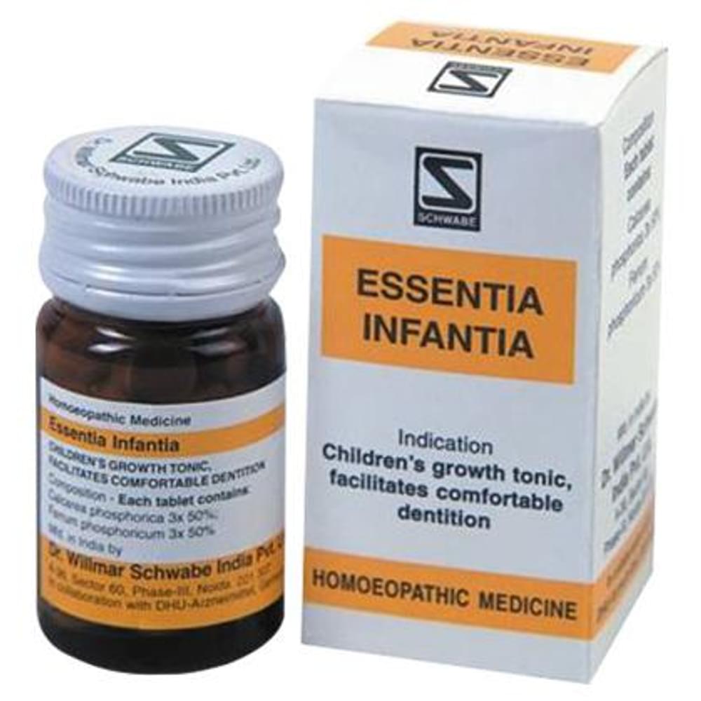 Dr Willmar Schwabe India Essentia Infantia Tablet bottle of 20 gm Tablet