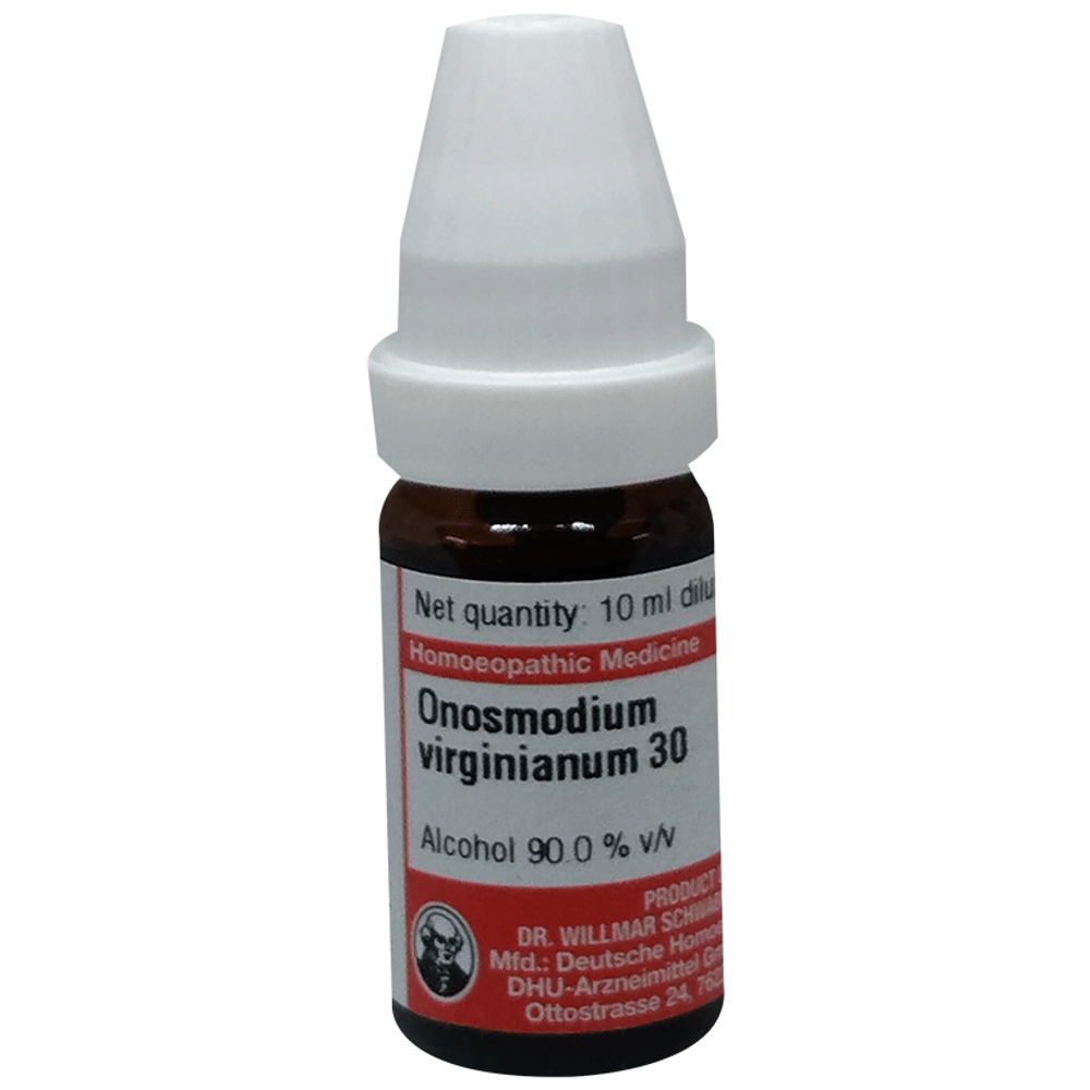 Dr Willmar Schwabe Germany Onosmodium Virginianum Dilution 30 bottle of 10 ml Dilution