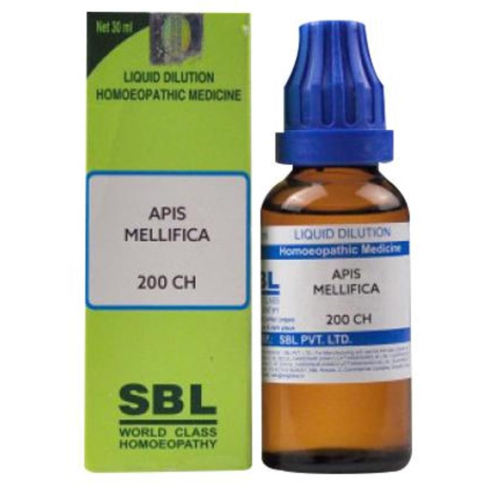 SBL Apis Mellifica Dilution 200 CH bottle of 30 ml Dilution SBL Apis Mellifica Dilution 200 CH bottle of 30 ml Dilution