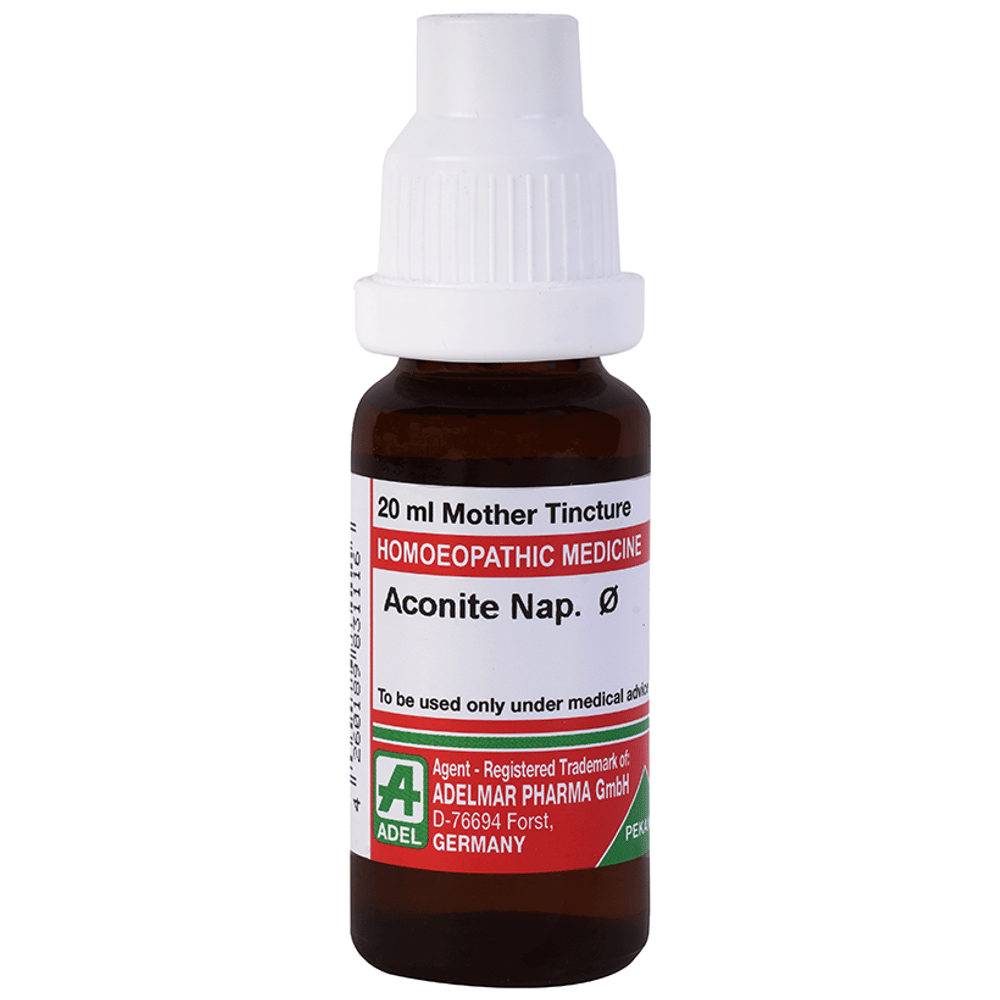 ADEL Aconite Nap. Q Mother Tincture bottle of 20 ml Mother Tincture
