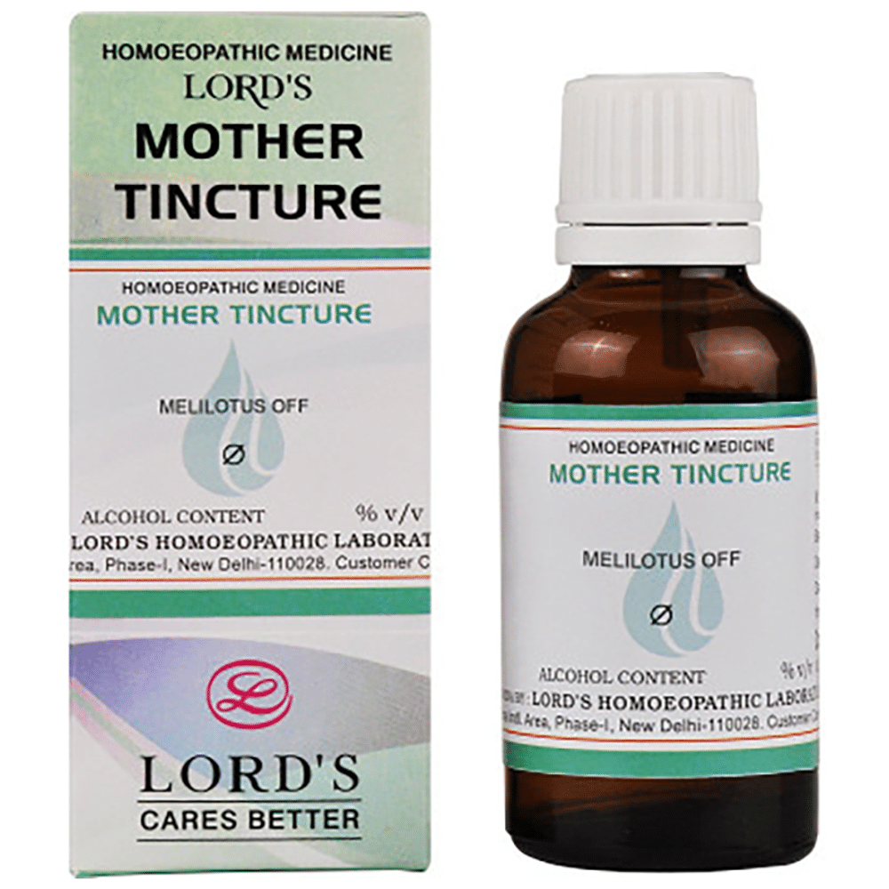 Lord's Melilotus Off Mother Tincture Q bottle of 30 ml Mother Tincture