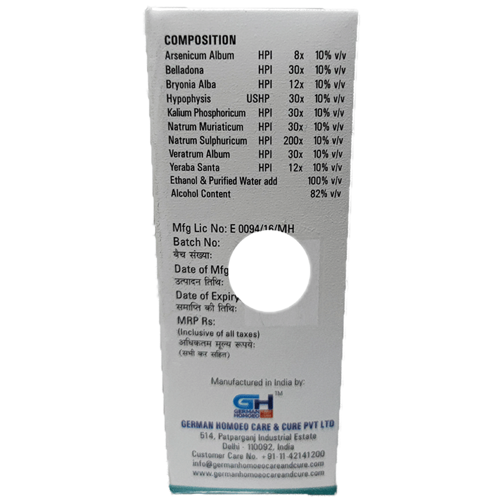 German's 540 Asthma Care and Cure Drop bottle of 30 ml Drop German's 540 Asthma Care and Cure Drop bottle of 30 ml Drop