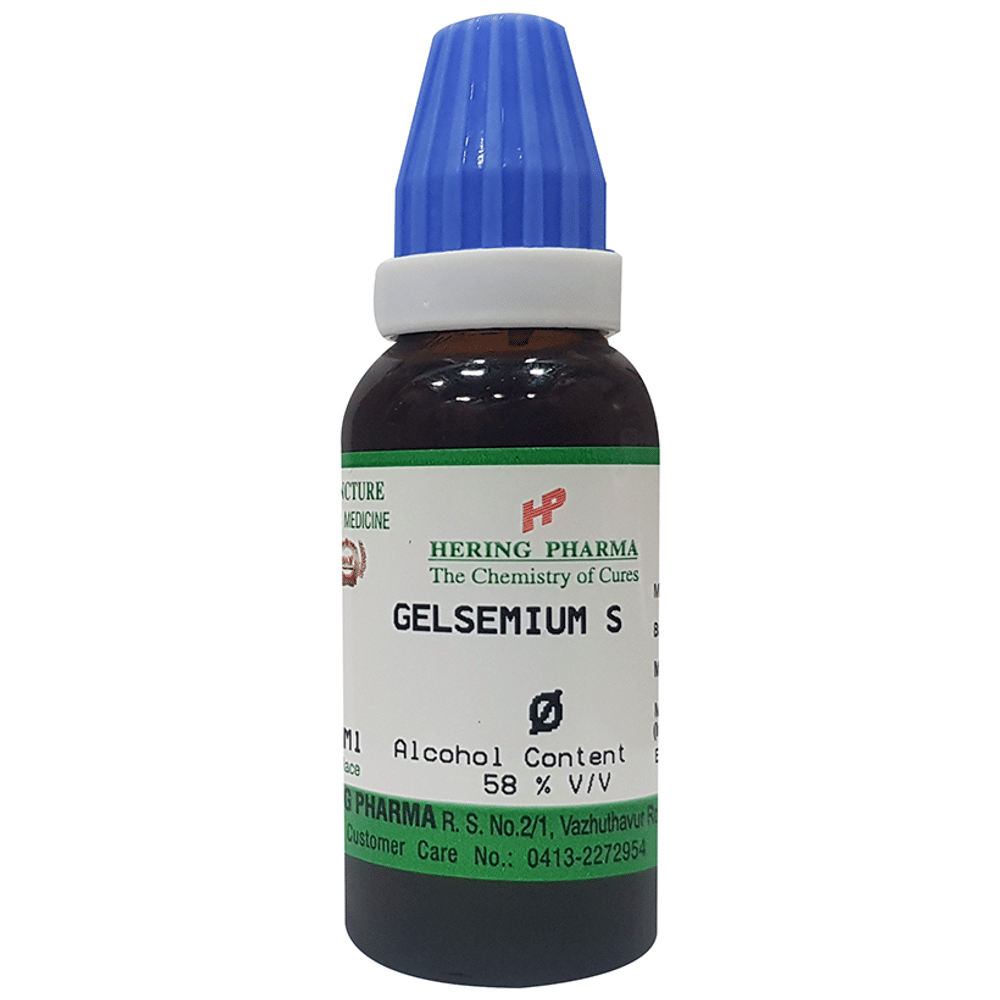 Hering Pharma Gelsemium S Mother Tincture Q bottle of 30 ml Mother Tincture