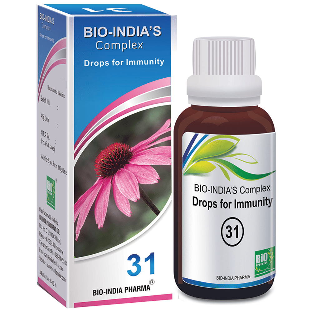 Bio India Complex 31 Immunity Drop bottle of 30 ml Drop