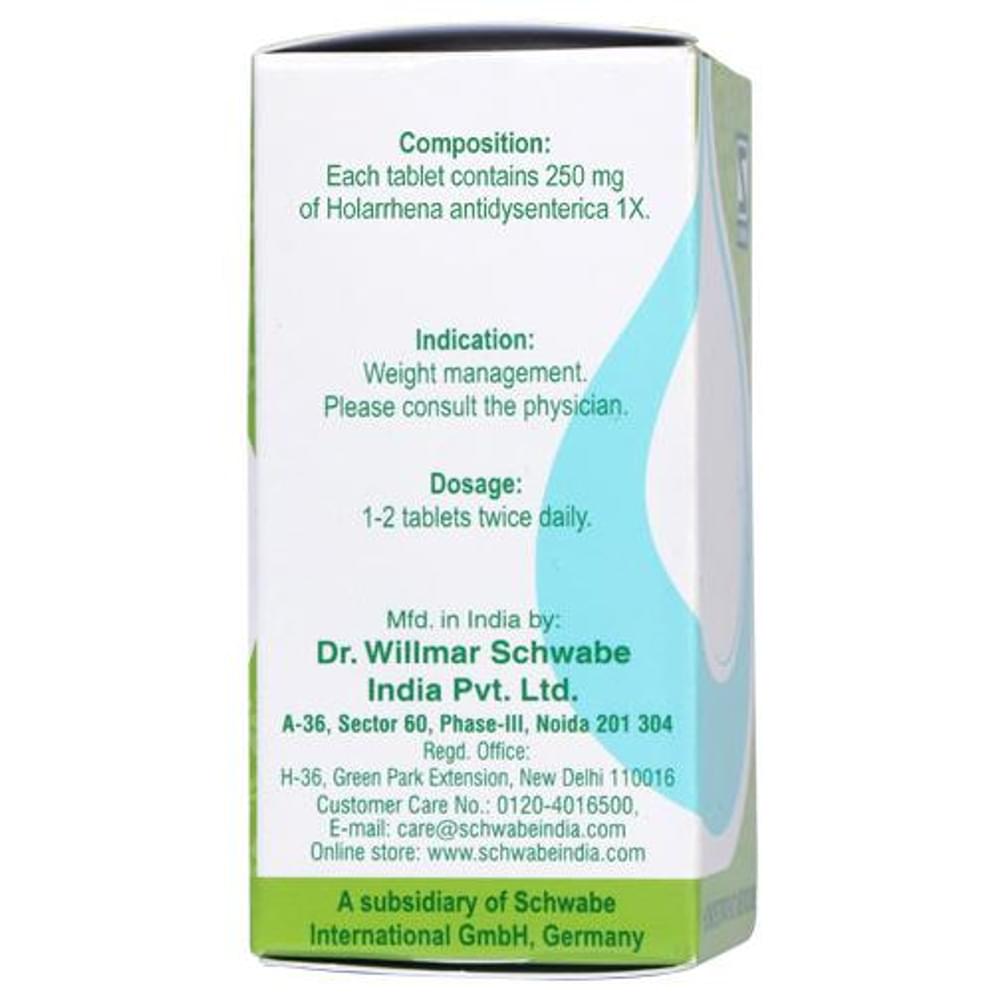 Dr Willmar Schwabe India Holarrhena Antidysenterica Tablet 1X bottle of 20 gm Tablet
