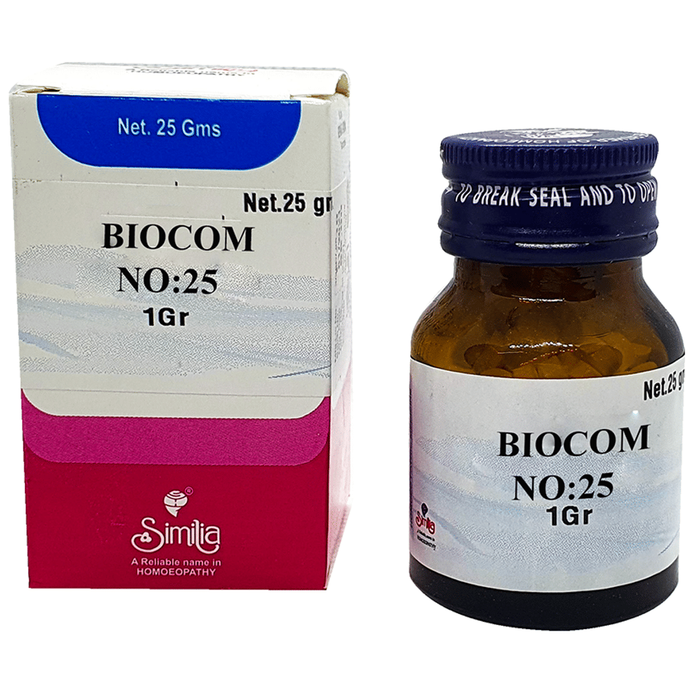 Similia Biocom No.25 Tablet bottle of 25 gm Biocombination Tablet