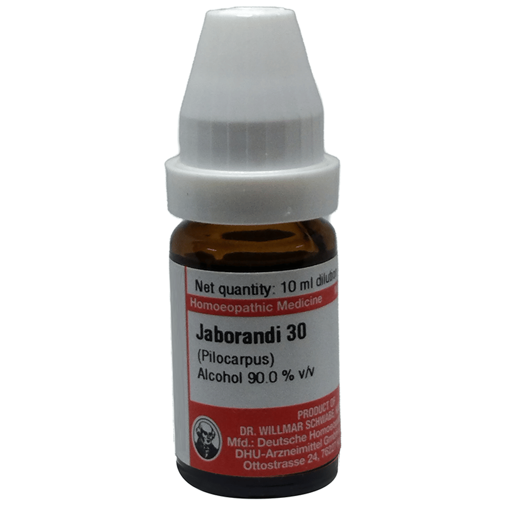 Dr Willmar Schwabe Germany Jaborandi Dilution 30 bottle of 10 ml Dilution