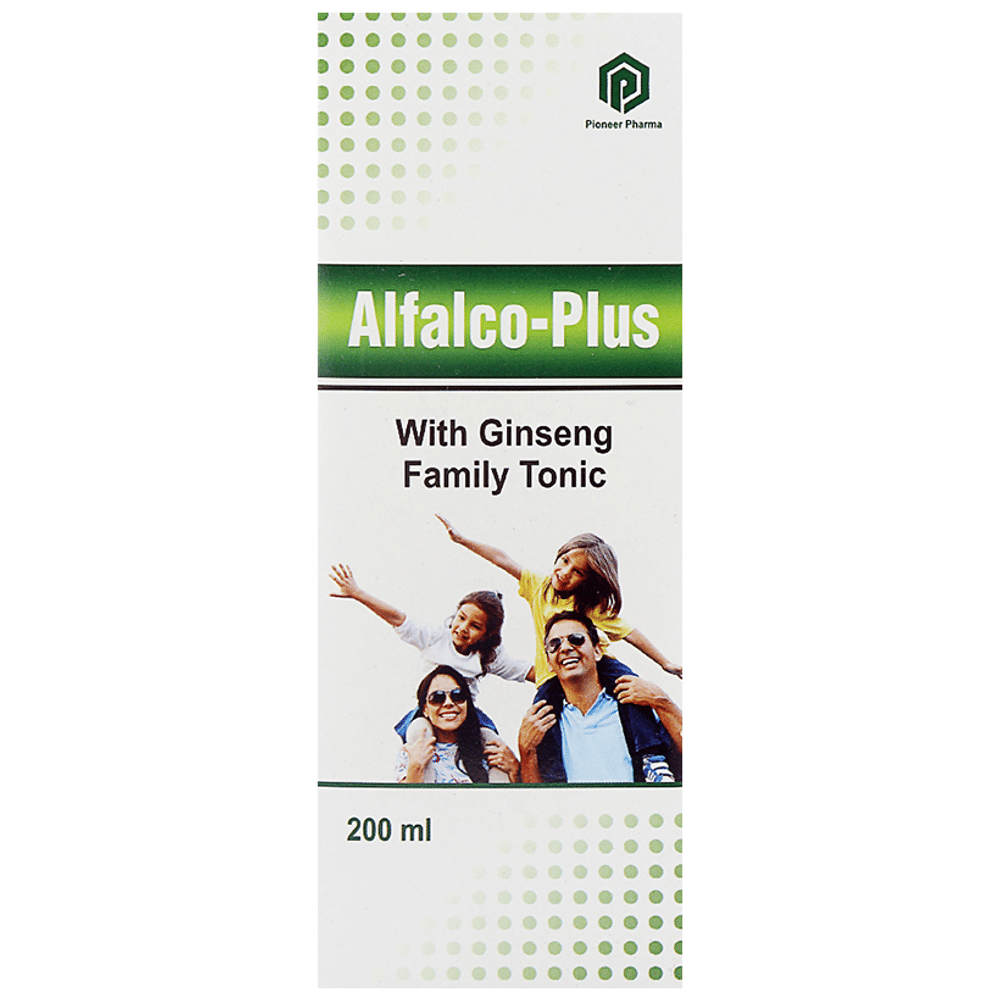 Pioneer Pharma Alfaco-Plus with Ginseng Family Tonic (200ml Each) combo pack of 2 bottles