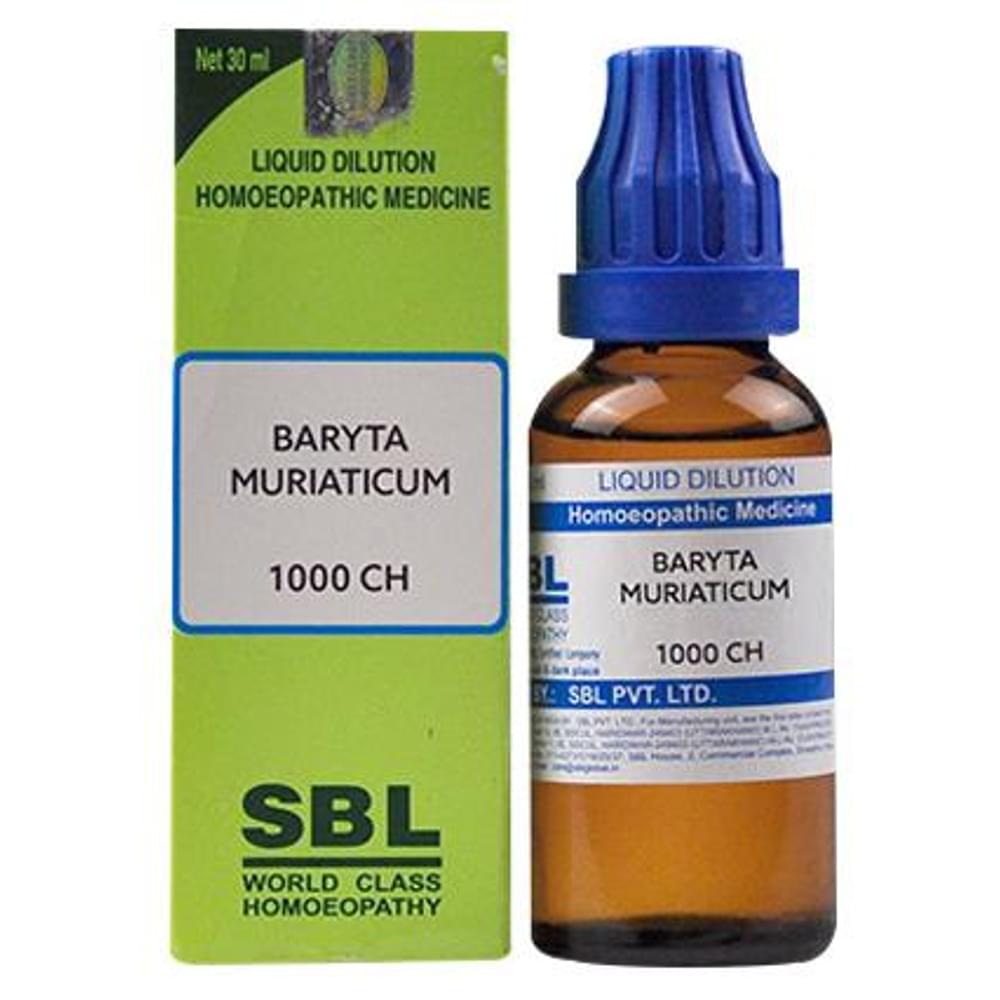 SBL Baryta Muriaticum Dilution 1000 CH bottle of 30 ml Dilution