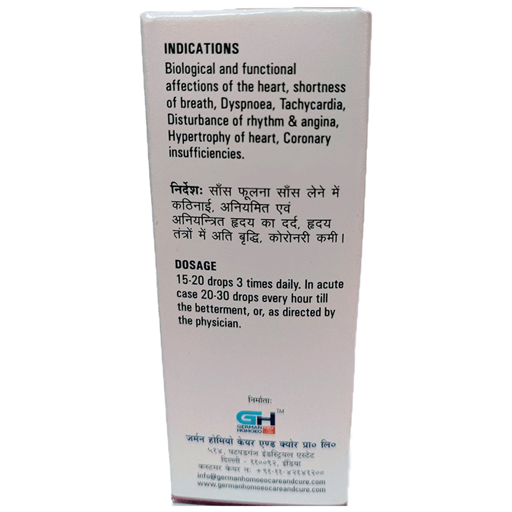 German's Cardiac Care and Cure Drop bottle of 30 ml Drop
