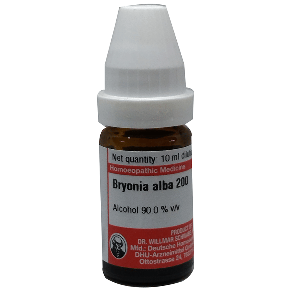Dr Willmar Schwabe Germany Bryonia Alba Dilution 200 bottle of 10 ml Dilution