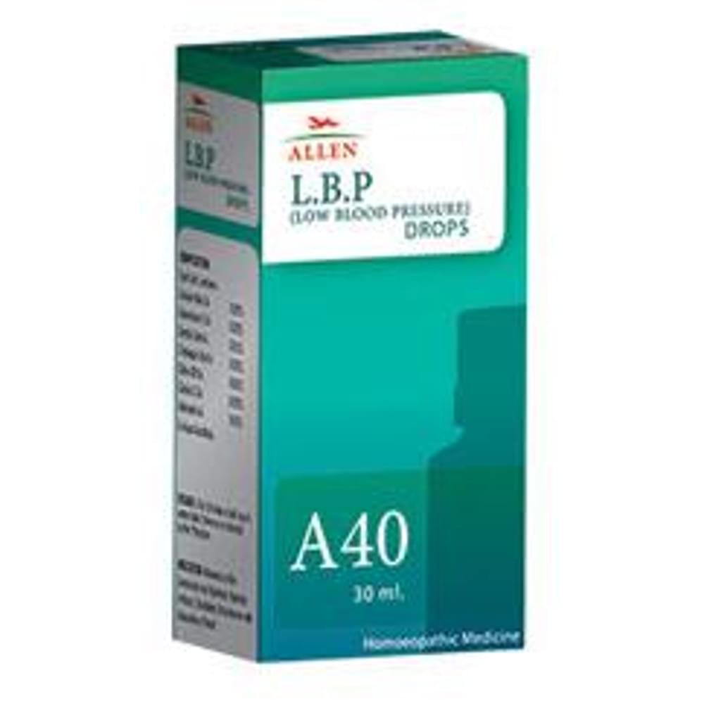Allen A40 L.B.P. (Low Blood Pressure) Drop bottle of 30 ml Drop Allen A40 L.B.P. (Low Blood Pressure) Drop bottle of 30 ml Drop