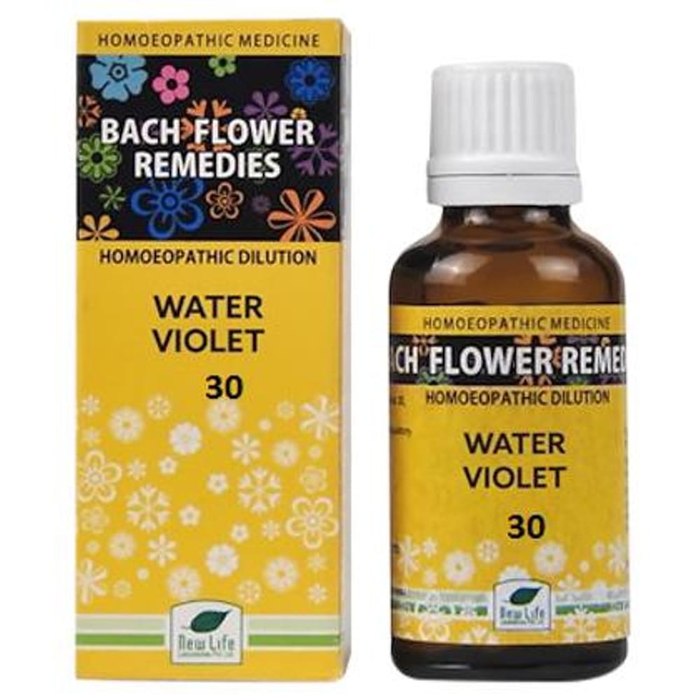 New Life Bach Flower Water Violet 30 bottle of 30 ml Dilution New Life Bach Flower Water Violet 30 bottle of 30 ml Dilution
