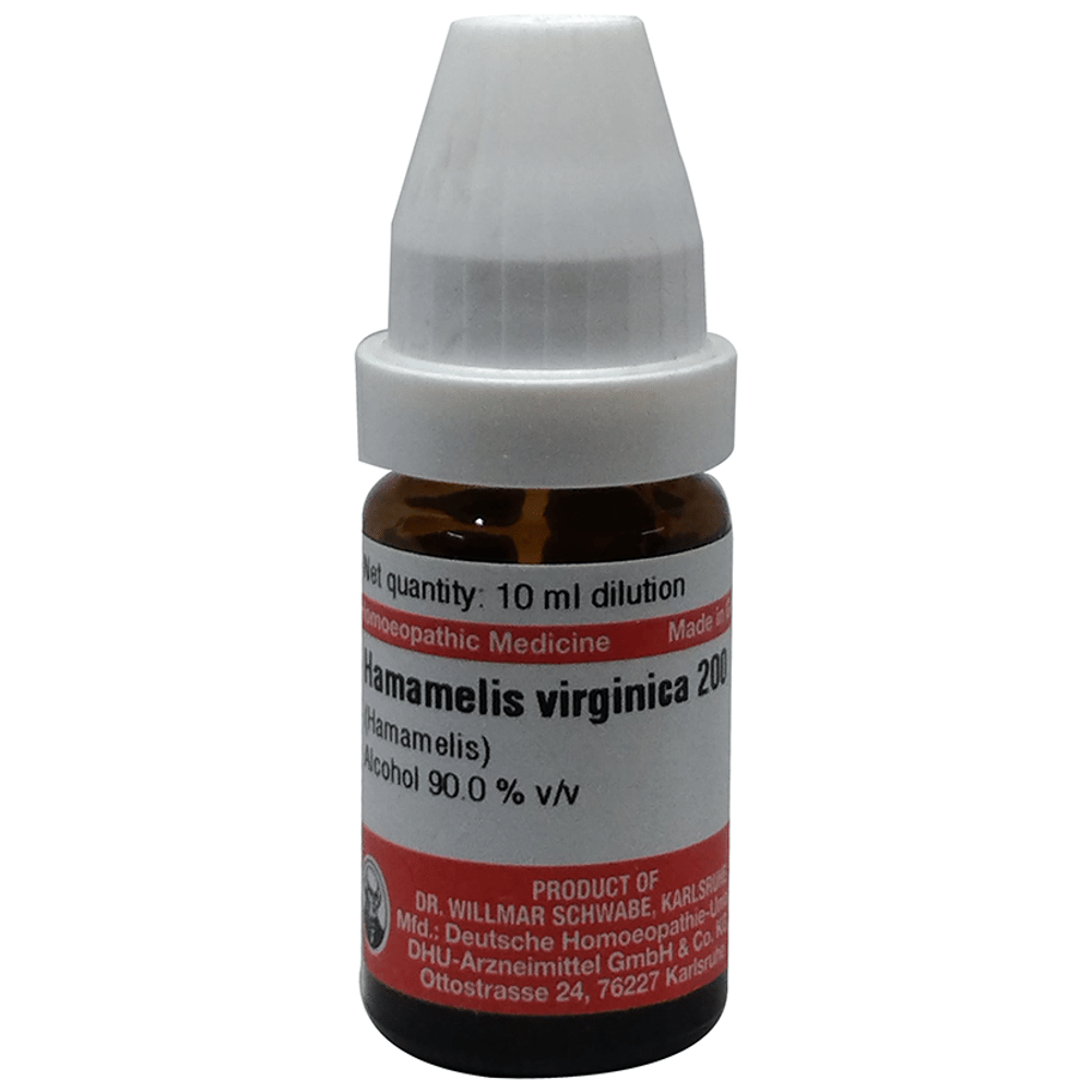 Dr Willmar Schwabe Germany Hamamelis Virginica Dilution 200 bottle of 10 ml Dilution