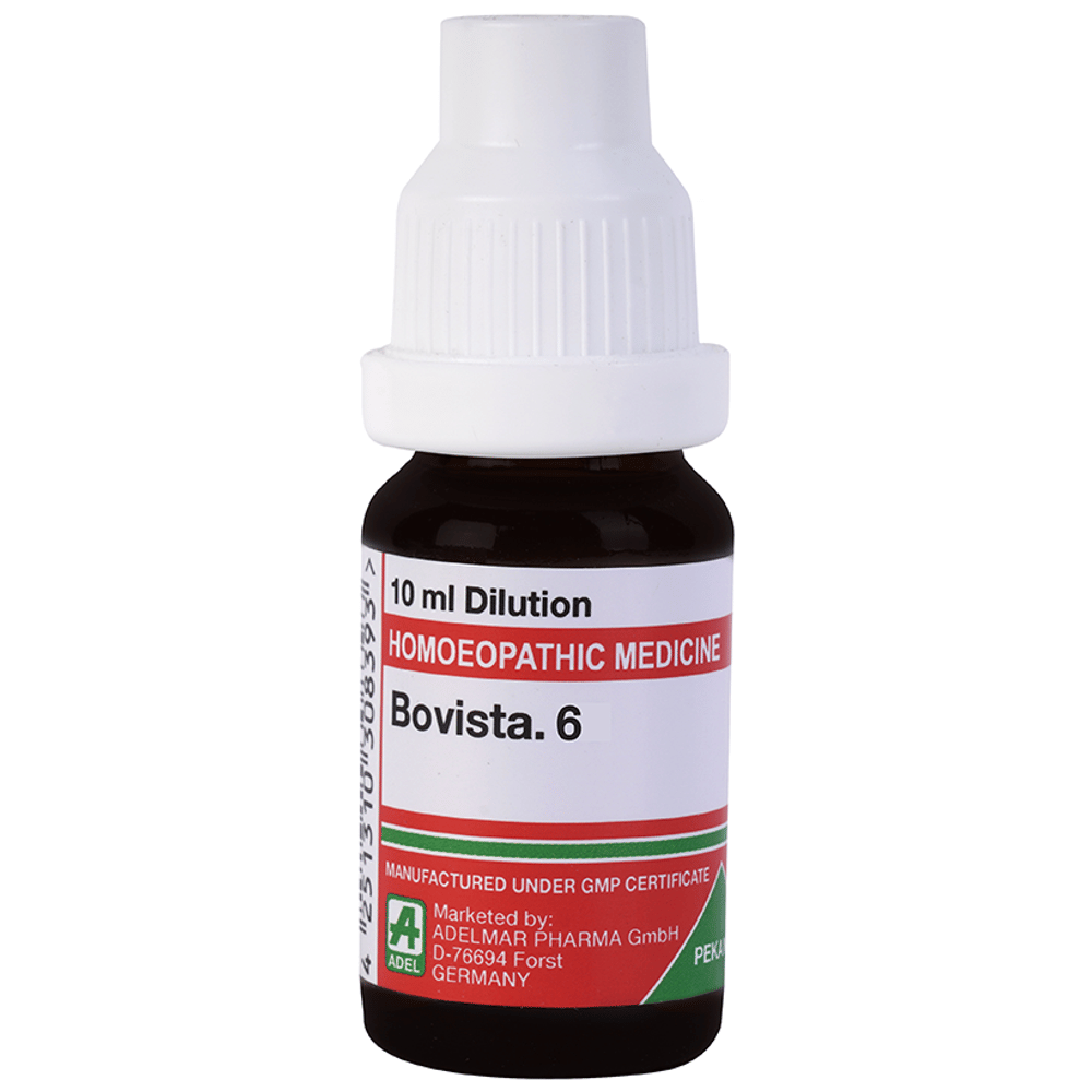 ADEL Bovista. Dilution 6 bottle of 10 ml Dilution