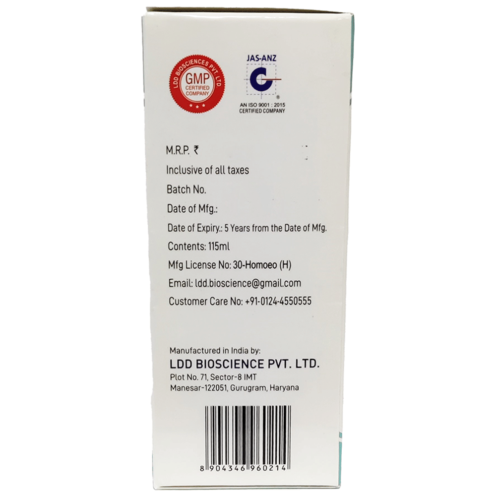 LDD Bioscience Digerite Syrup bottle of 450 ml Syrup LDD Bioscience Digerite Syrup bottle of 450 ml Syrup