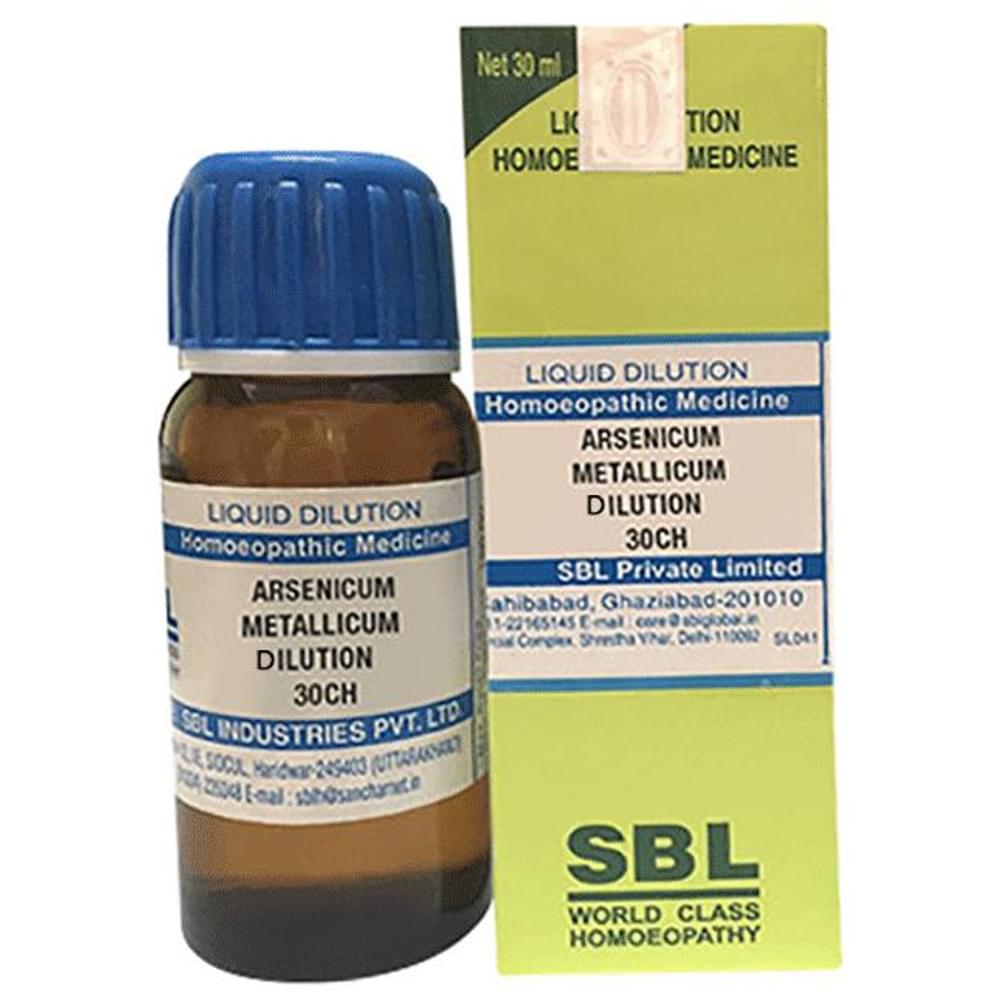 SBL Arsenicum Metallicum Dilution 30 CH bottle of 30 ml Dilution
