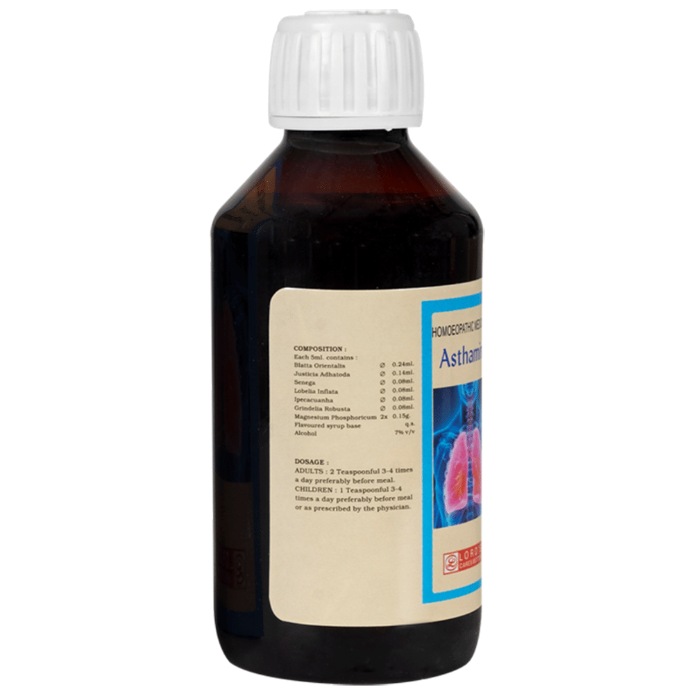 Lord's Asthamin Syrup bottle of 100 ml Syrup Lord's Asthamin Syrup bottle of 100 ml Syrup
