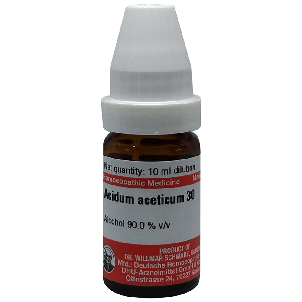 Dr Willmar Schwabe Germany Acidum Aceticum Dilution 30 bottle of 10 ml Dilution Dr Willmar Schwabe Germany Acidum Aceticum Dilution 30 bottle of 10 ml Dilution