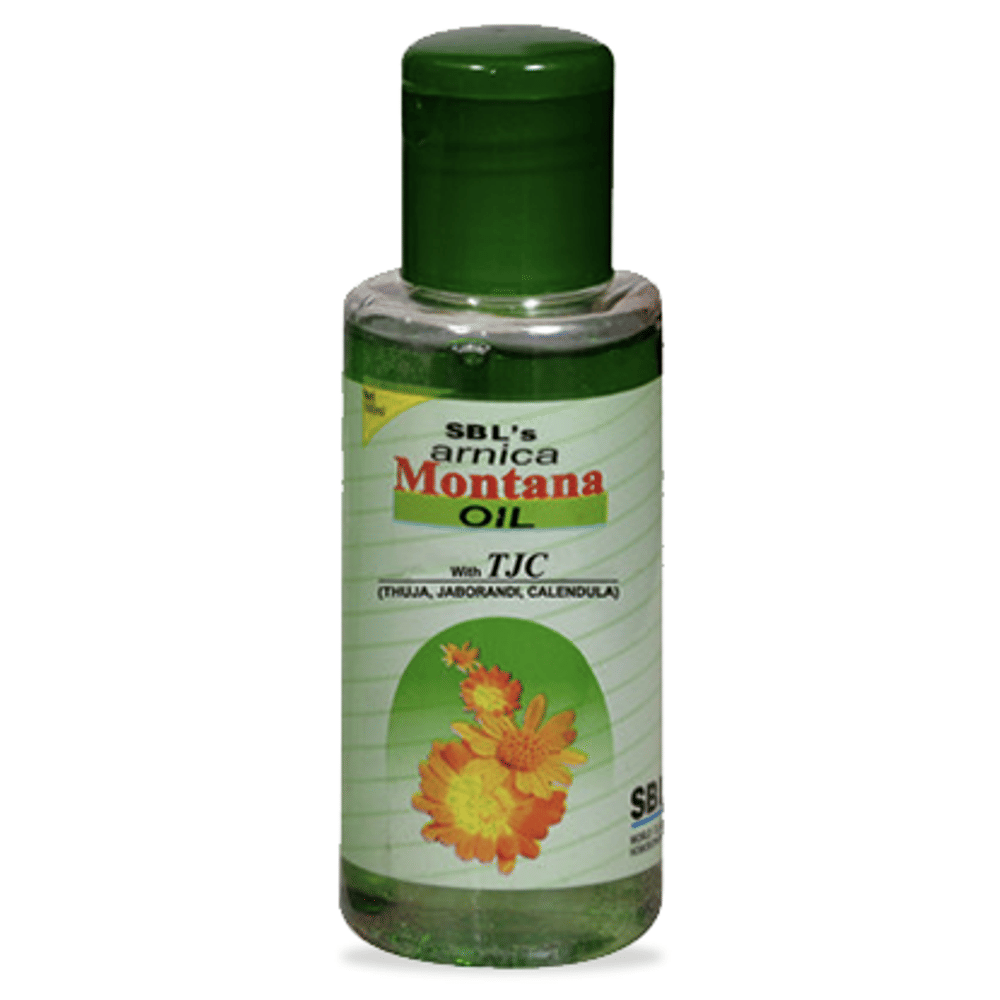 SBL Arnica Montana Hair Oil with Tjc bottle of 100 ml Oil