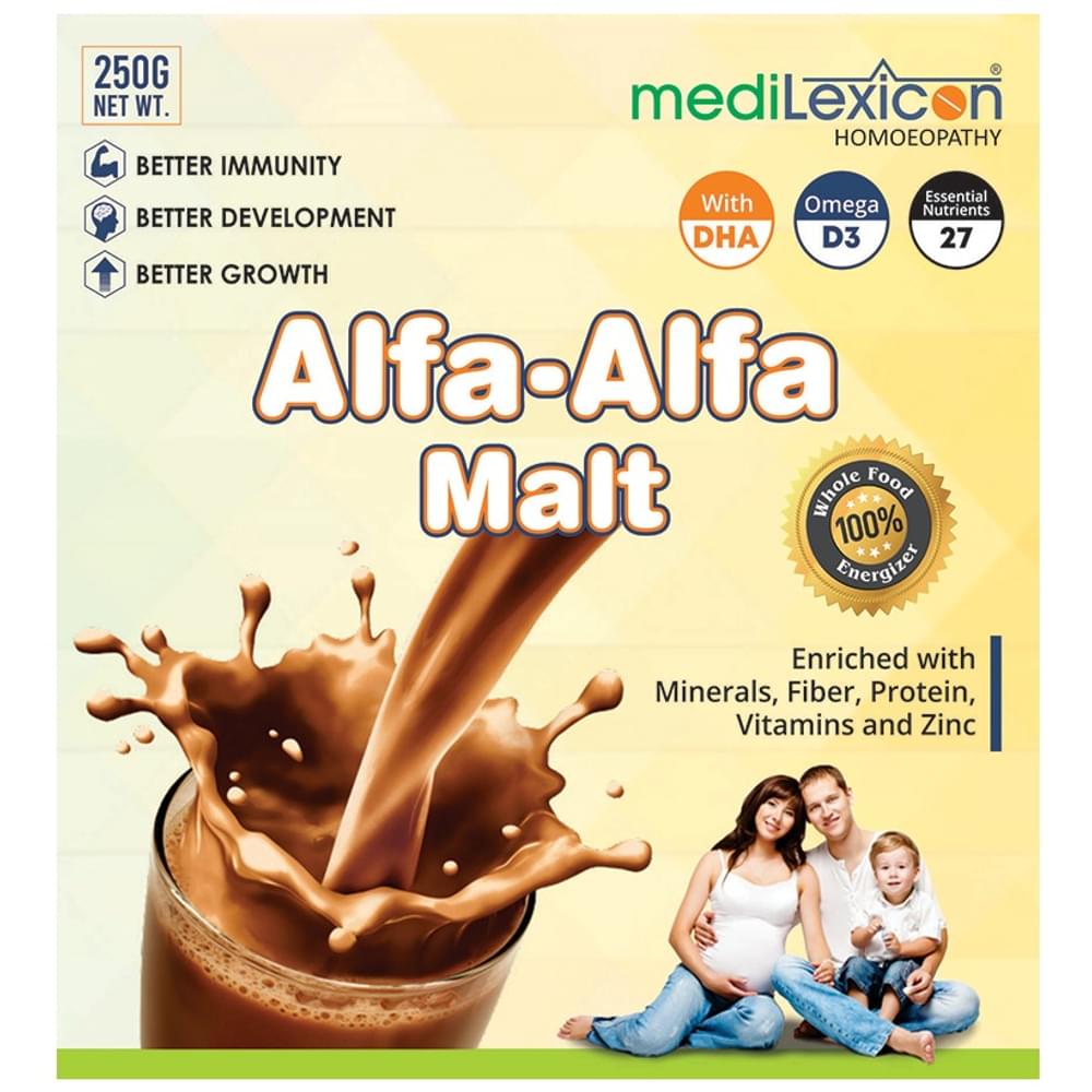 Medilexicon Alfa-Alfa Malt jar of 250 gm Paste