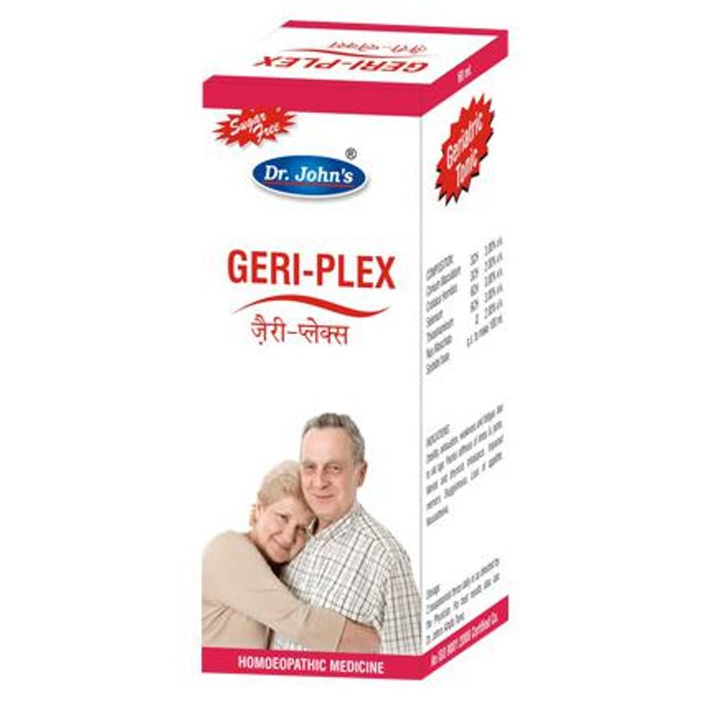 Dr. Johns Geri-Plex Sugar Free Drop bottle of 200 ml Drop