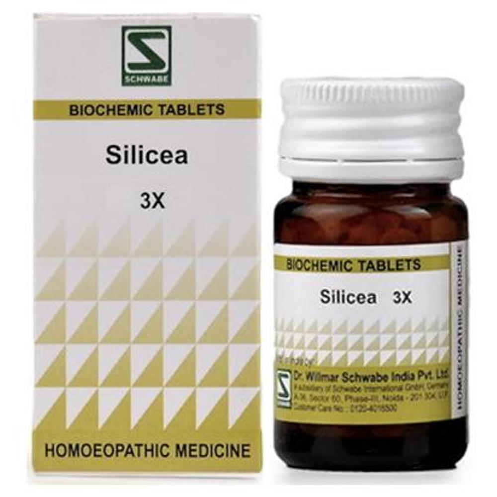 Dr Willmar Schwabe India Silicea Biochemic Tablet 3X bottle of 20 gm Biochemic Tablet Dr Willmar Schwabe India Silicea Biochemic Tablet 3X bottle of 20 gm Biochemic Tablet