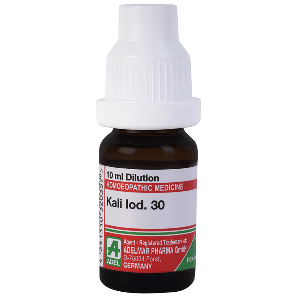 ADEL Kalium Iodatum Dilution 30 bottle of 10 ml Dilution ADEL Kalium Iodatum Dilution 30 bottle of 10 ml Dilution